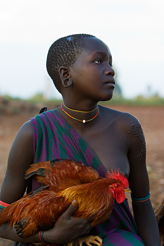 90   Young surma woman